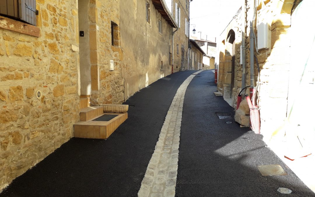 Requalification de la Rue d’en Haut – Commune de Chessy Les Mines (69)